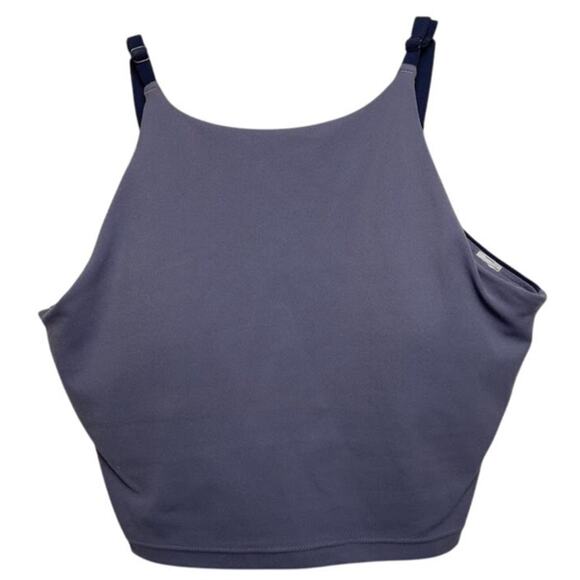 Athleta Tops - Athleta Sports Bra Padded High Neck Womens Size Small Purple Gym Top Running Bra